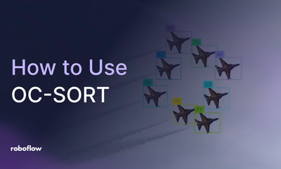 real-time tracking with OC-SORT 