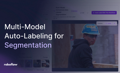 Multi-Model Auto Labeling for Segmentation with Roboflow Workflows