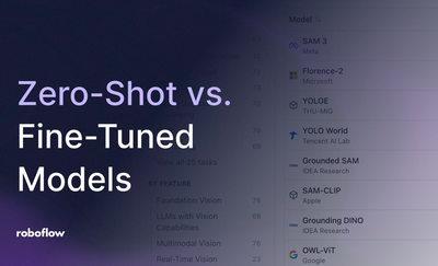 Zero-Shot vs. Fine-Tuned Models: When to Train Your Own with Roboflow