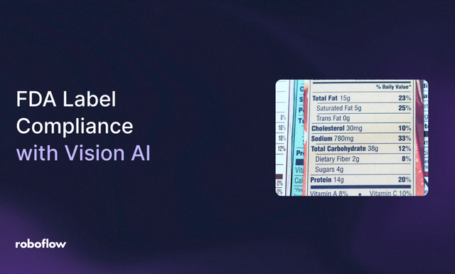 FDA Label Compliance and automation with computer vision