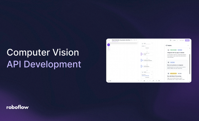 No-Code Computer Vision API Development
