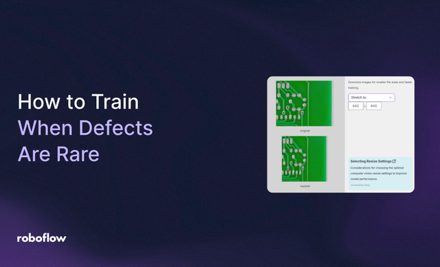 How Do I Train a Model for Defects I Almost Never See?