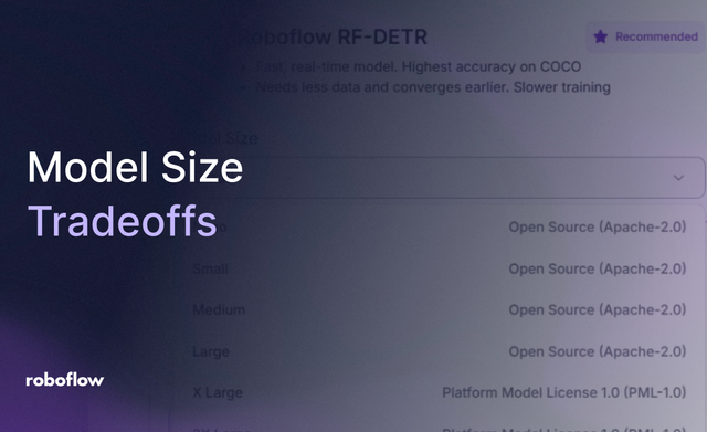 how to pick the right computer vision model size