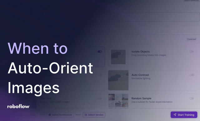 When to auto-orient images for computer vision