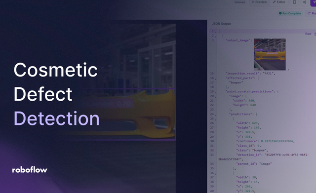 Cosmetic Defect Detection with Roboflow Vision AI