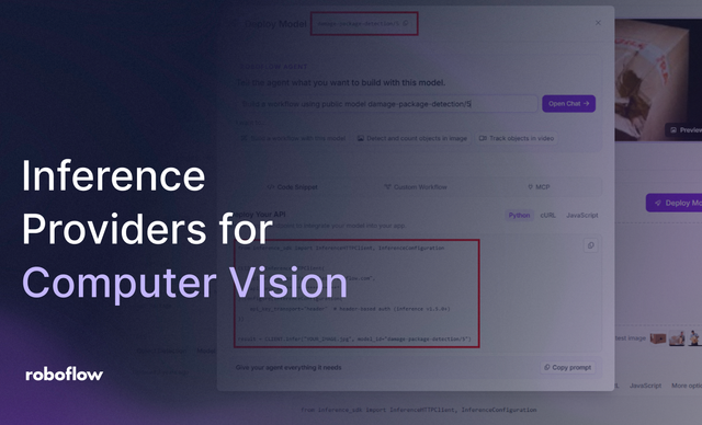 Inference Providers for Computer Vision Models: Roboflow Vision AI