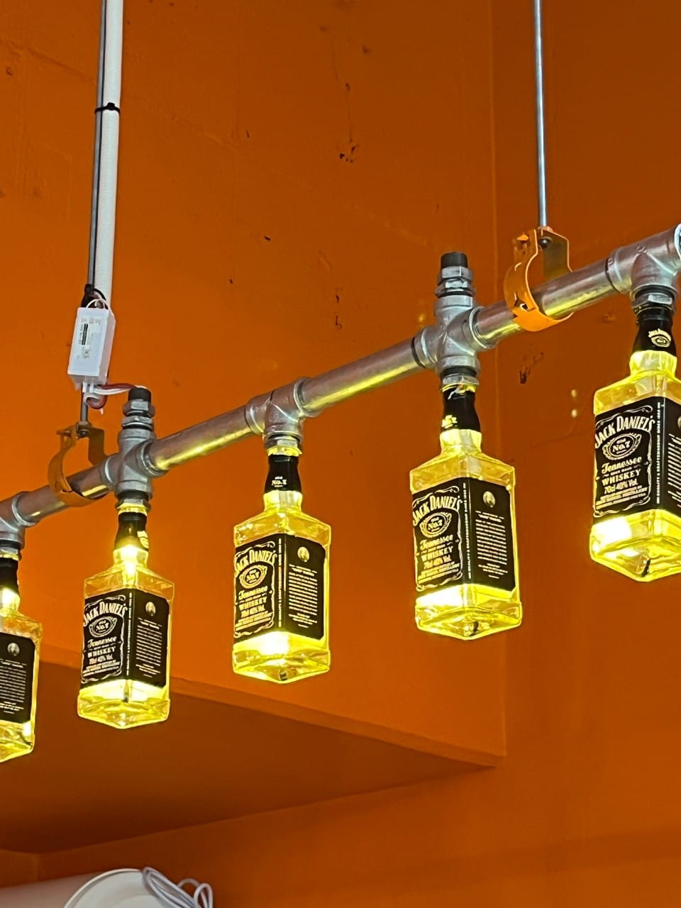 Unique interior of Ballin Barbershop in Jukjeon of Daegu