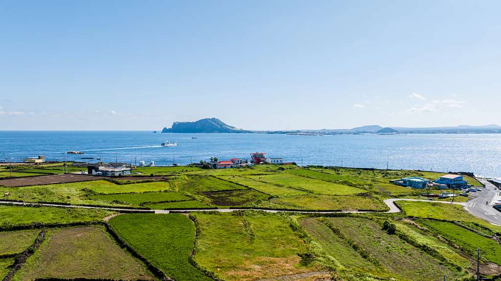 View of Udo Island in Jeju