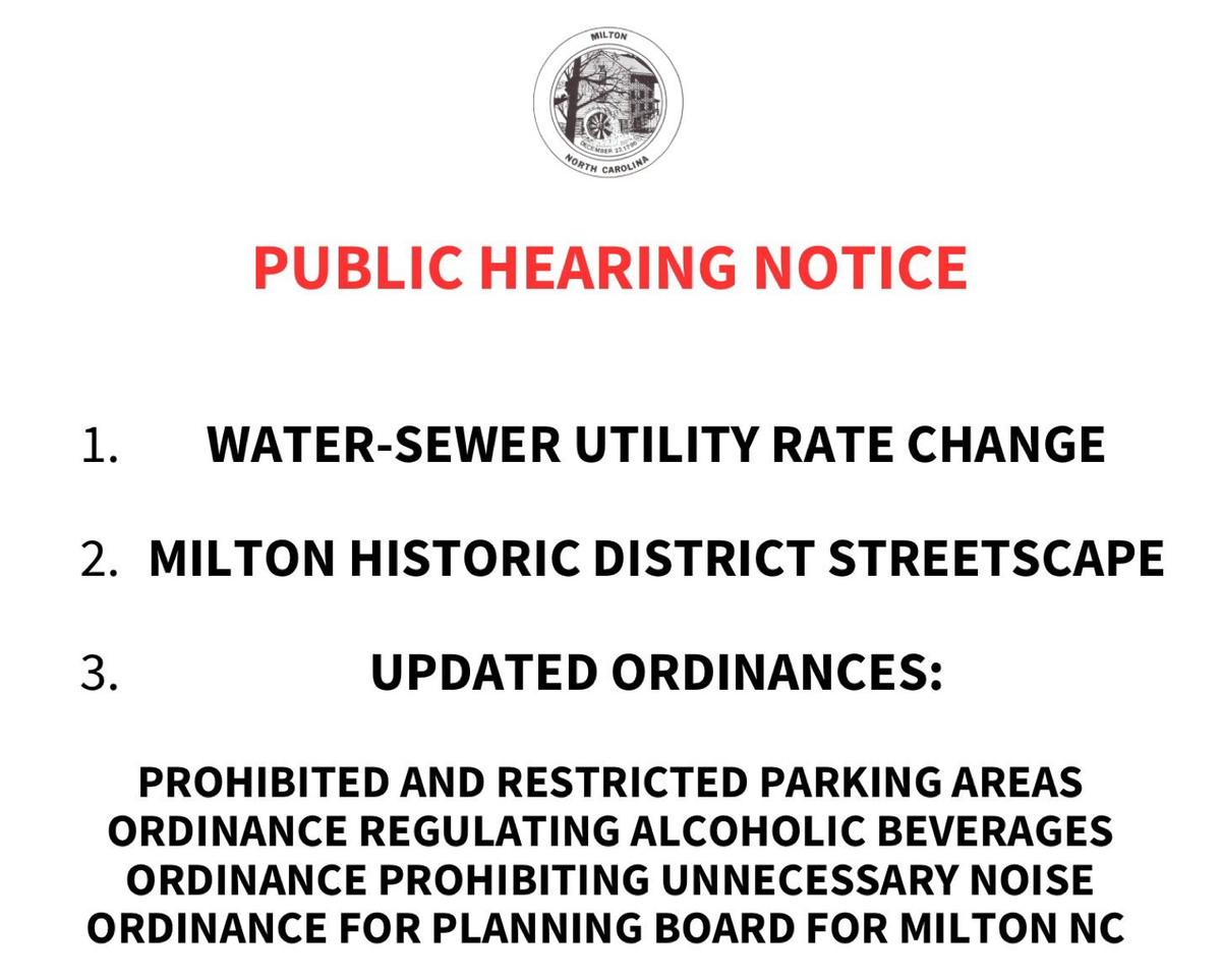 Milton Proposes $3 Increases to Water and Sewer Base Rates