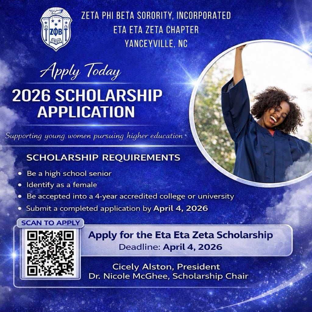 Saturday Deadline to Apply for Eta Eta Zeta Scholarship