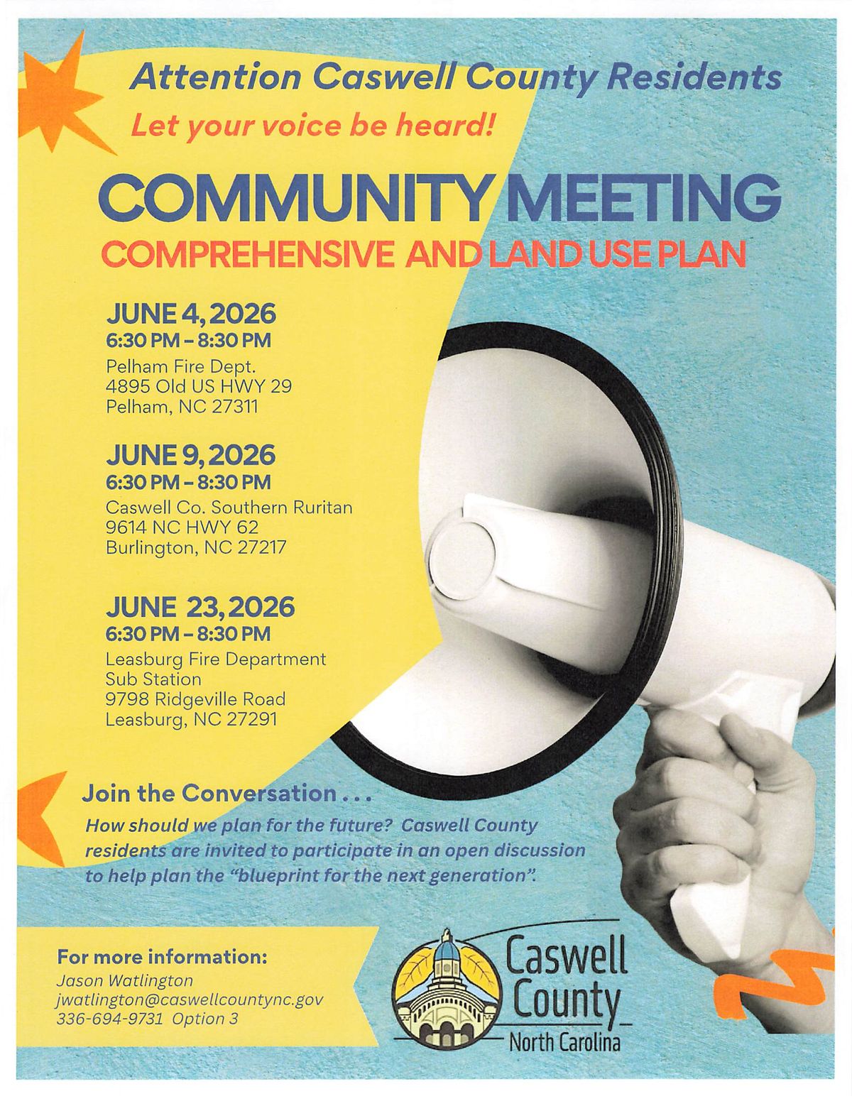Residents Invited to Plan Future
