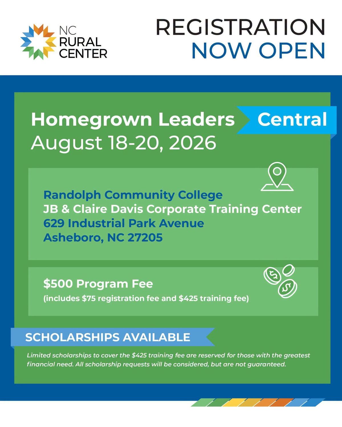 Registration Open for Homegrown Leaders Training