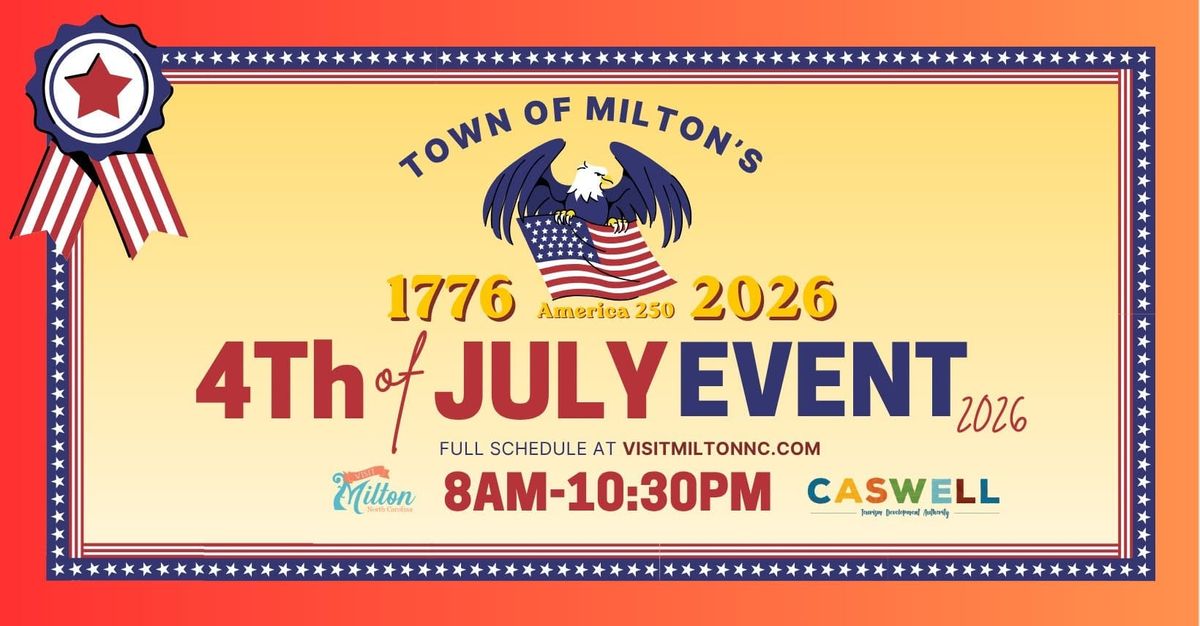 Celebrate July 4th in Milton