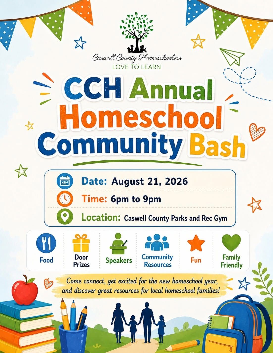 CCH Hosts Annual Homeschool Community Bash on Friday