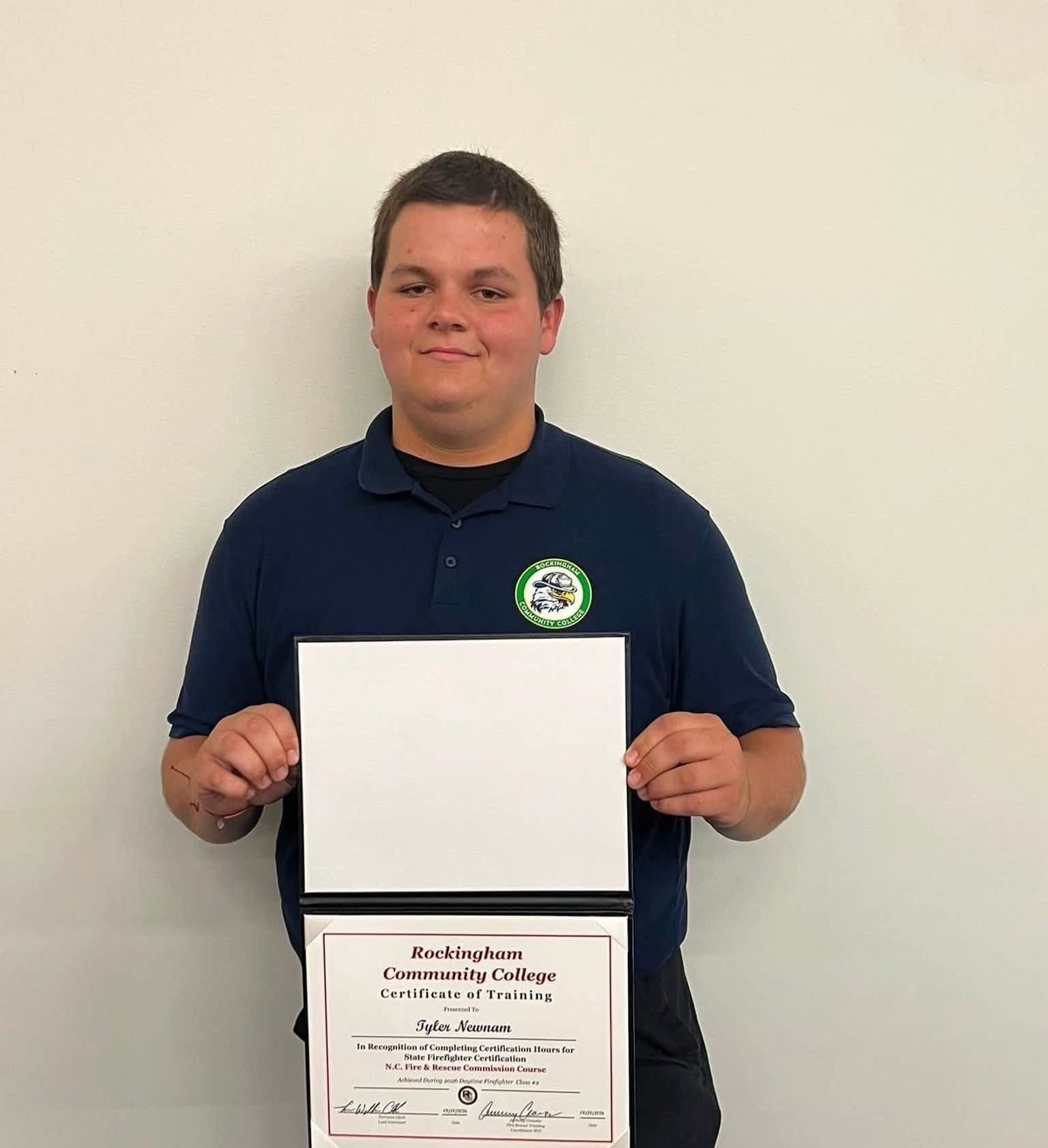 Junior Firefighter from Pelham Completes Fire Academy