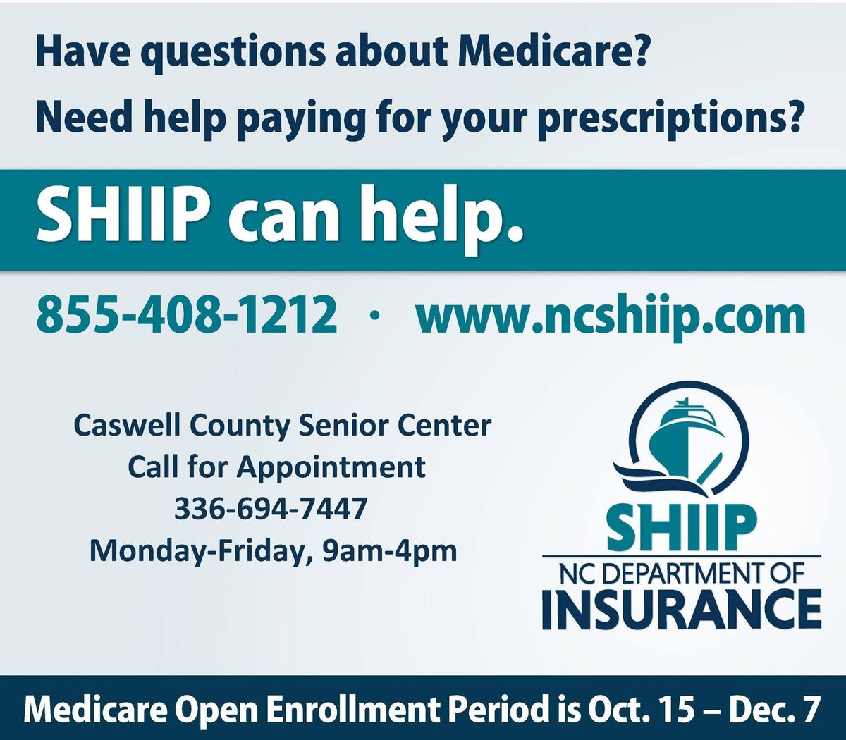 Local Office Helps You Prepare for Medicare Open Enrollment