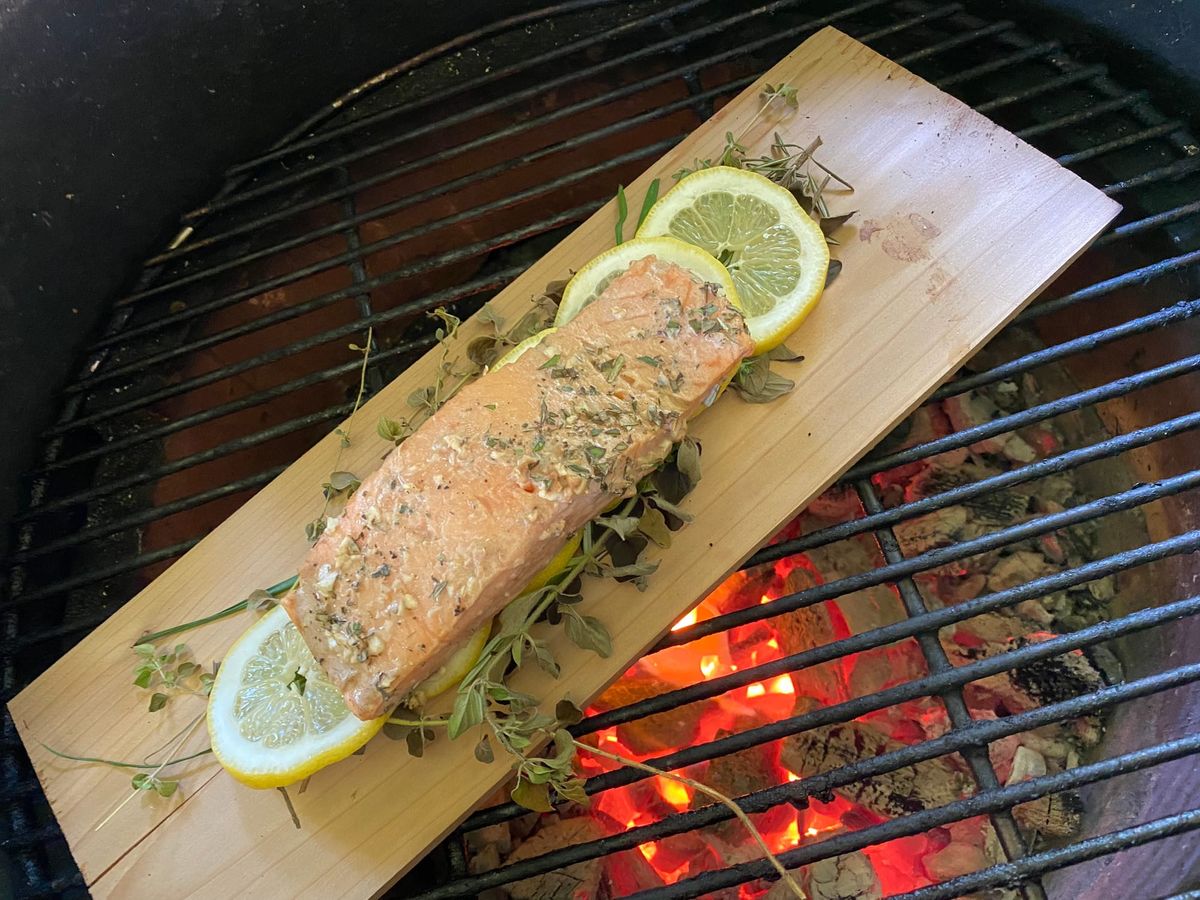 The Literary Chef on Cedar-Planked Salmon, Summer Smoke, and a Glimpse of Autumn