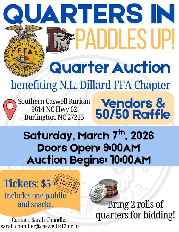 Dillard FFA Plans Quarter Auction