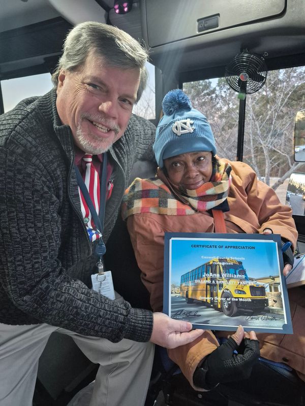 Bus Drivers of the Month - Jan