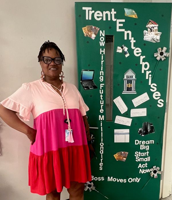 Latonga Trent Named Caswell's Beginning Teacher of the Year