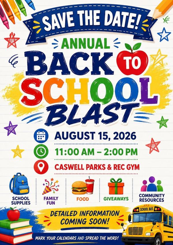 Back to School Blast Scheduled