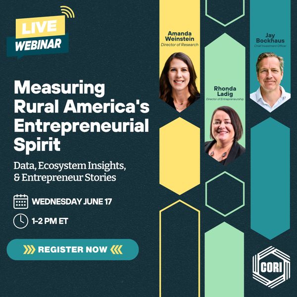 New Rural Entrepreneurship Index Intended to Help Rural Leaders Identify Opportunity