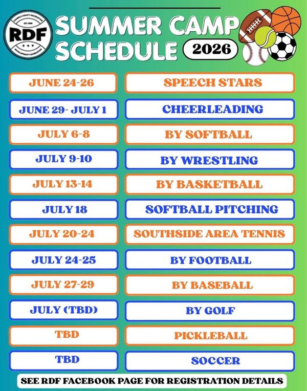 Caswell RDF Offers Free Camps