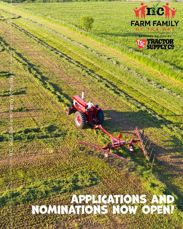 Apply or Nominate Now for 2026 N.C. State Fair Farm Family