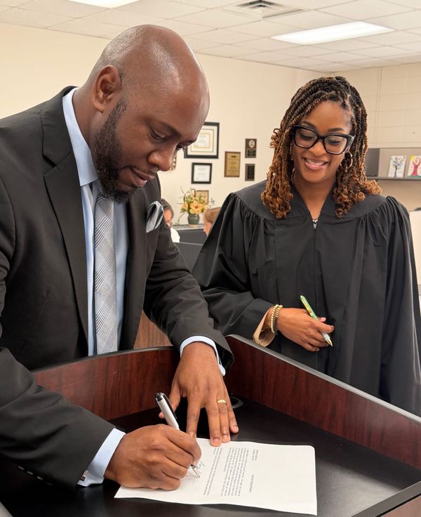 Lance Stokes Sworn in as Superintendent of Schools