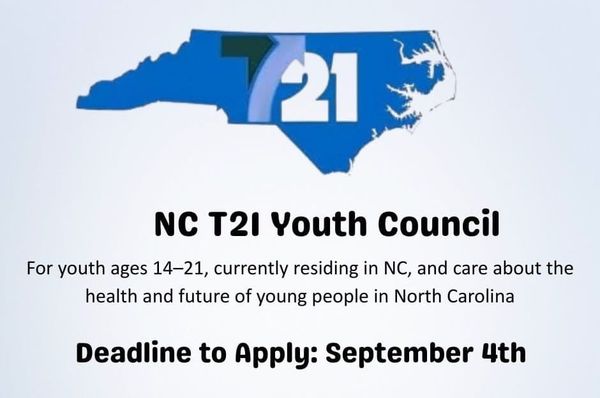 Local Youth 14-21 Invited to Apply for NC T21 Youth Council