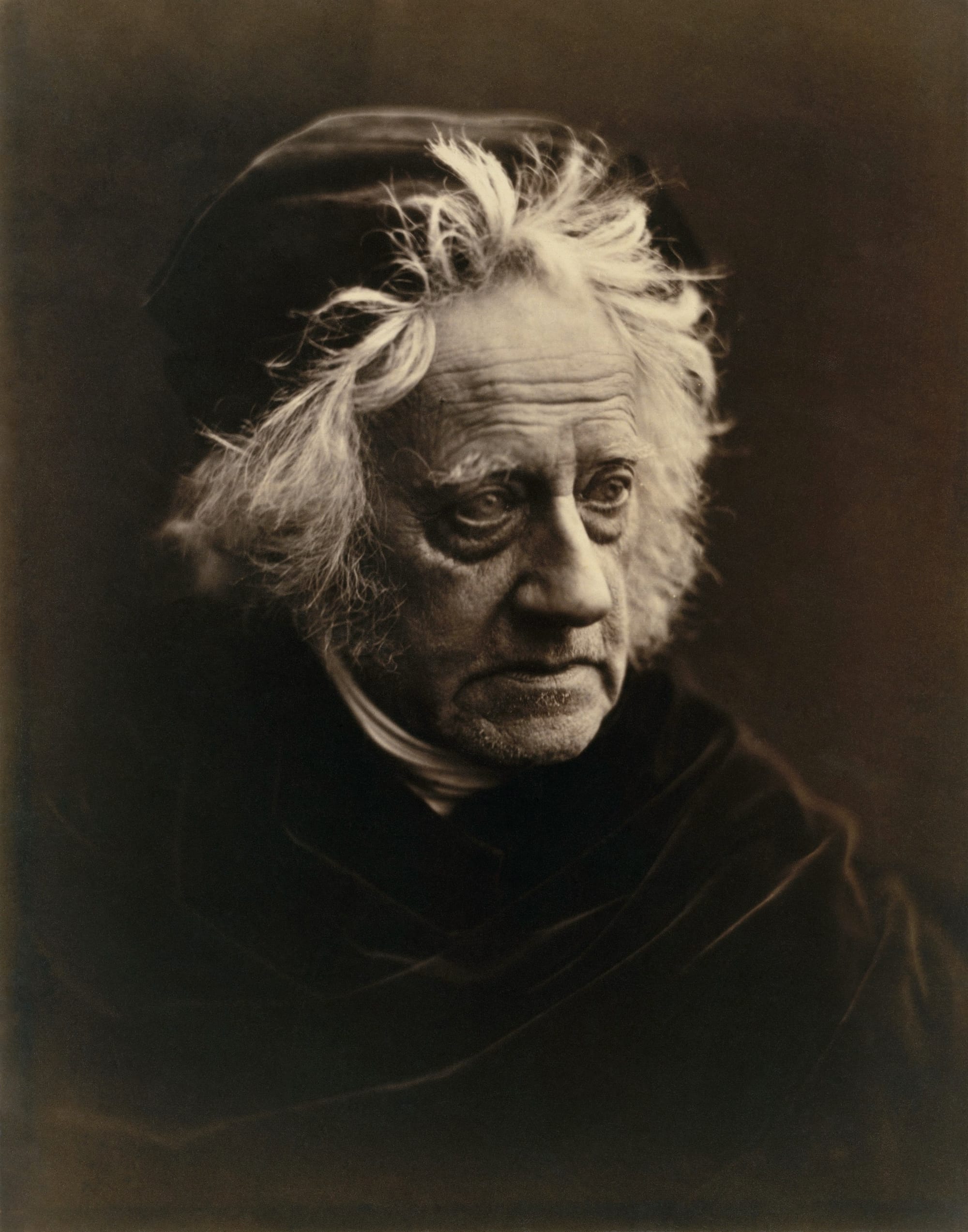 Portrait of Sir John Herschel by Julia Margaret Cameron