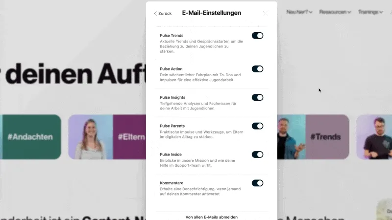 Fokus für deine Jugendarbeit. Jede Woche.