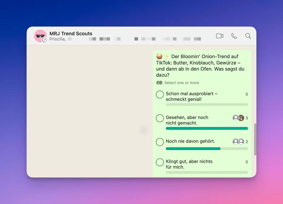 Du hast den Finger am Puls der Zeit?