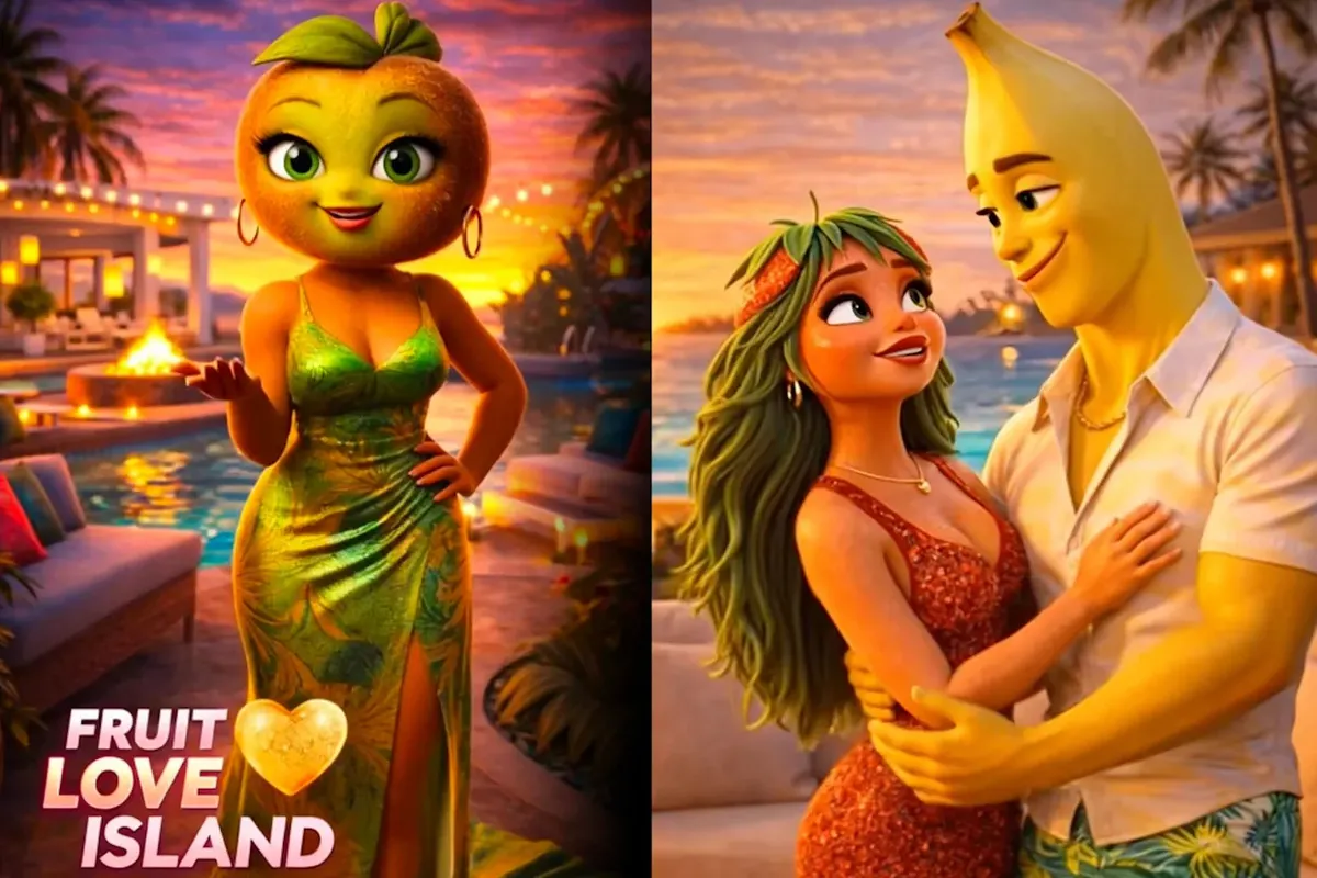 Fruit Love Island: KI-generierte Dating-Show mit animierten Früchten auf TikTok