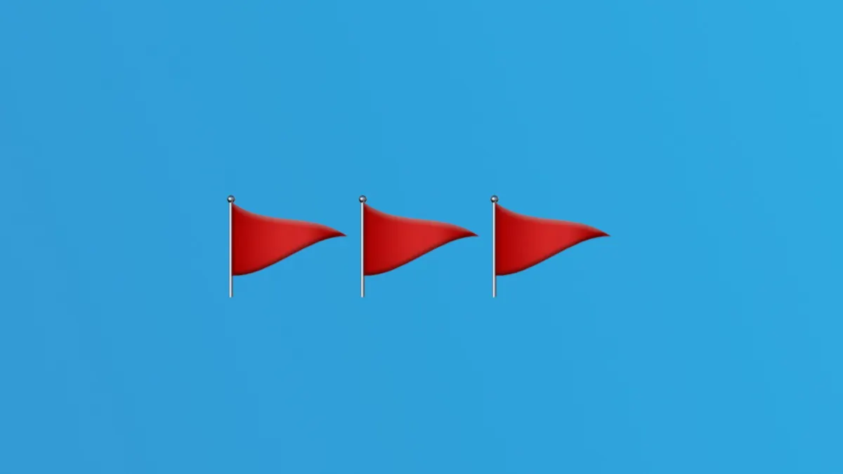 Was bedeutet das Red Flag 🚩-Emoji