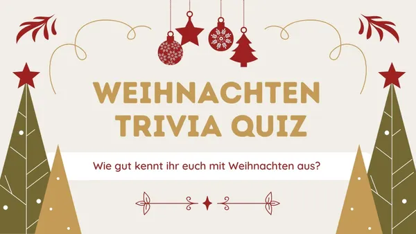 Das Weihnachtsquiz – Spiel für deine Weihnachtsfeier