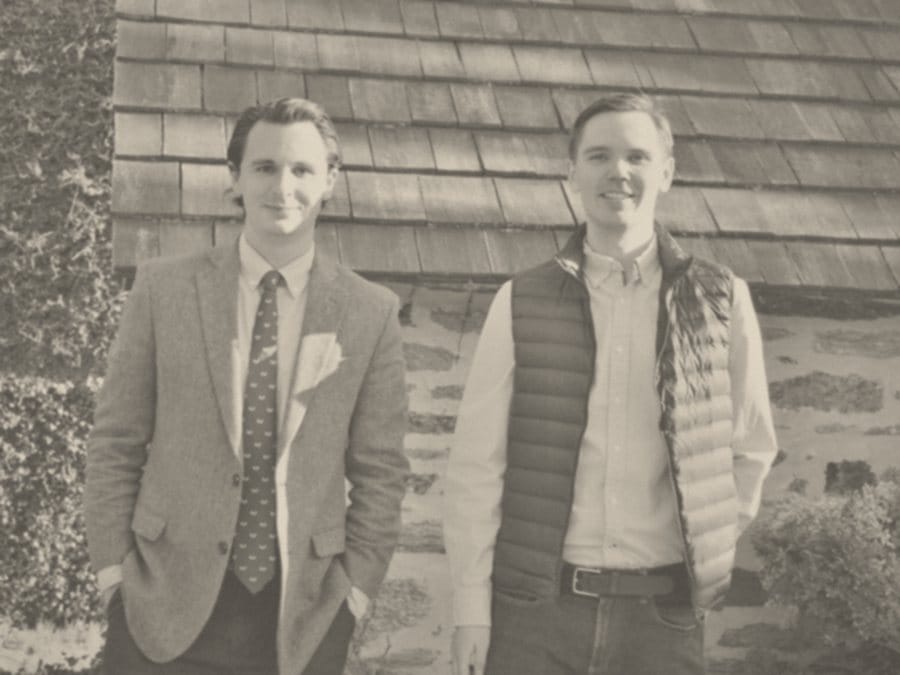 Erich J. Prince and Henri Mattila at the Haverford School, 2021