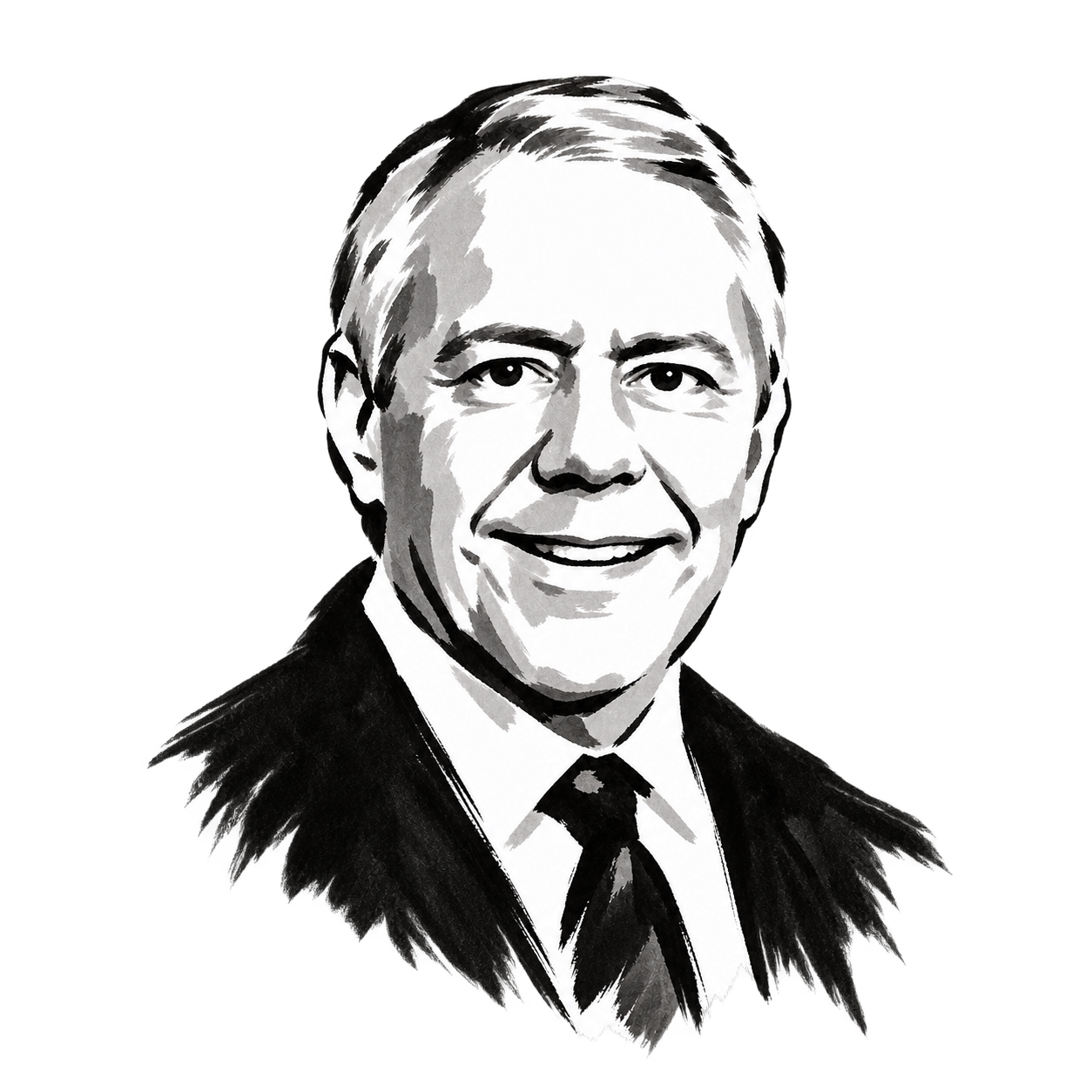 Brush-and-ink illustration of Ken Buck