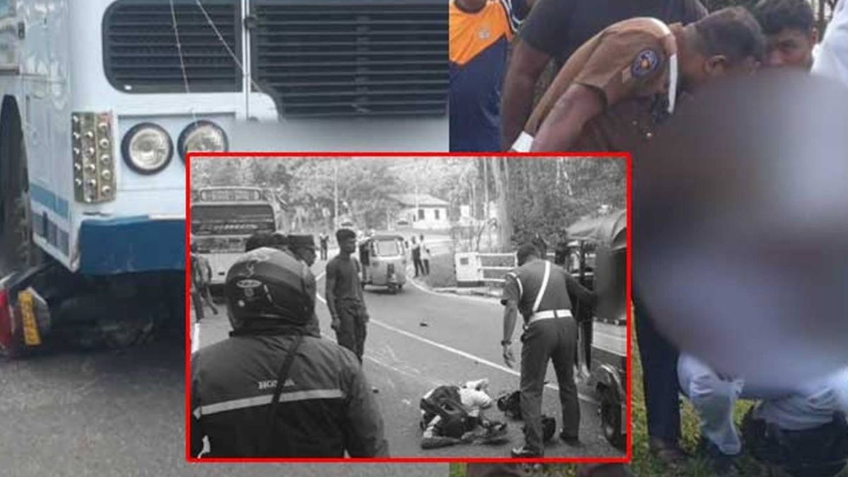 பிக் மெட்ச் ஏற்பாட்டுப் பணிகளுக்கு சென்ற மாணவர்கள் இருவர் பேருந்தில் மோதி விபத்து- ஒருவர் உயிரிழப்பு!