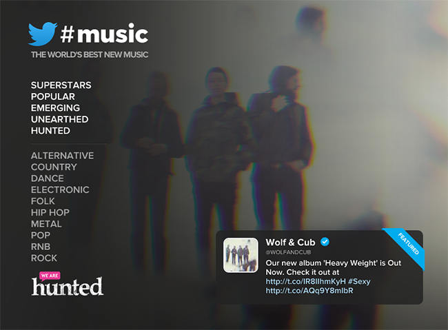 Twitter Looks to Kill Its #Music Application