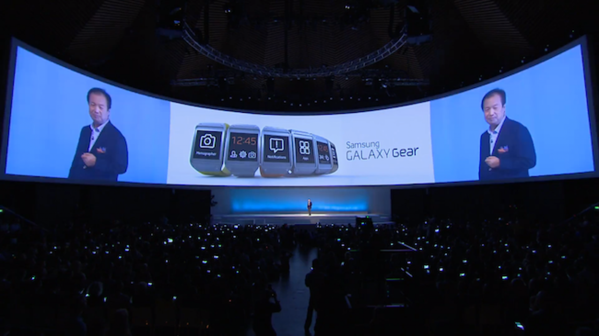 Samsung Reveals Its Galaxy Gear Smartwatch