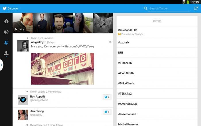 Twitter Finally Launches Official Tablet App for Android, Exclusive to Samsung Galaxy Note 10.1