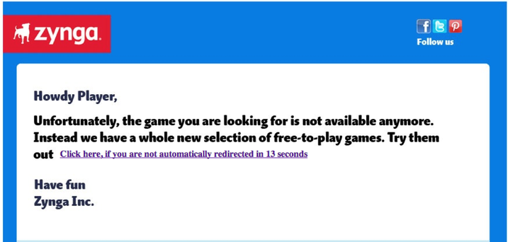 Zynga Shuts Down 11 Games, Including PetVille
