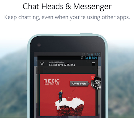 Chat Heads Coming to Facebook for iOS