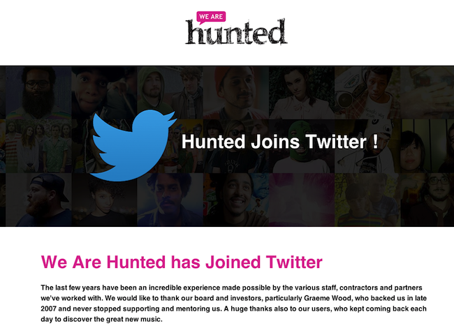 Twitter's Music App Is Real, We Are Hunted Acquisition Confirmed