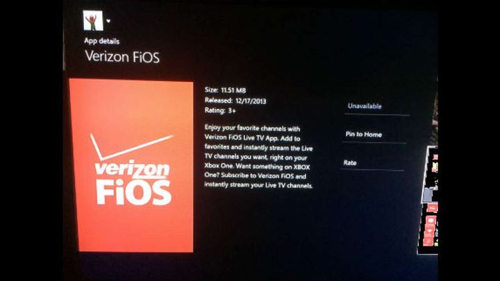 Verizon FiOS App Arrives for Xbox One
