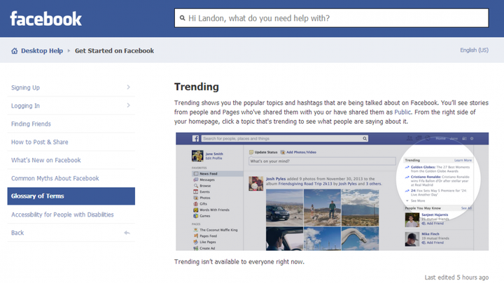 Facebook Introduces Trending Topics to Your News Feed, Not Unlike Hashtags