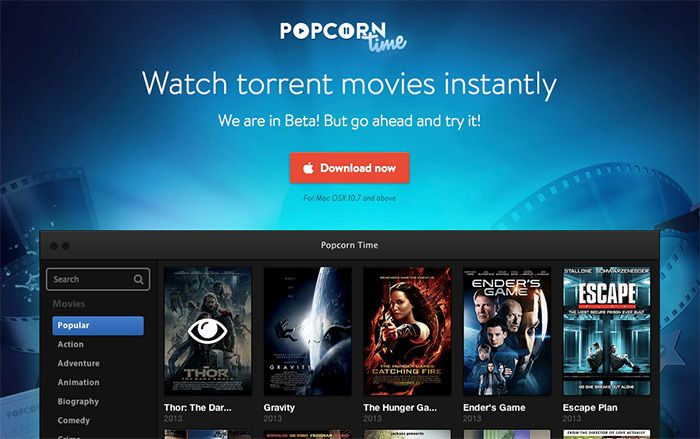 Popcorn Time Shuts Down Amid Legal Threats, Despite Claiming the Project is Legal [UPDATE: It's Back]