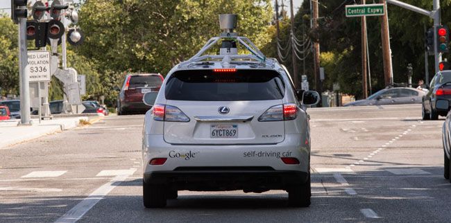 Self-Driving Google Car Tackles City Streets with Ease
