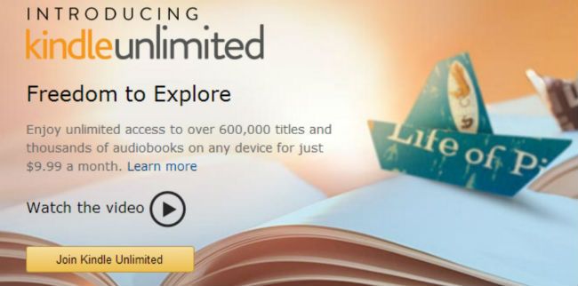 Amazon Officially Launches Kindle Unlimited
